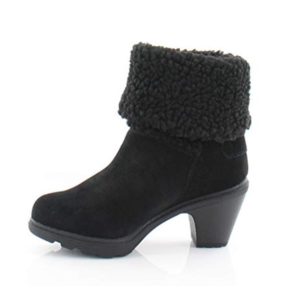 ANNE KLEIN Harvest black suede winter boots 9.5 NIB - Picture 3 of 6